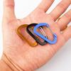 Outdoor Climbing Camping Stainless For MI-ni Carabiner Spring Hook Clip Keychain
