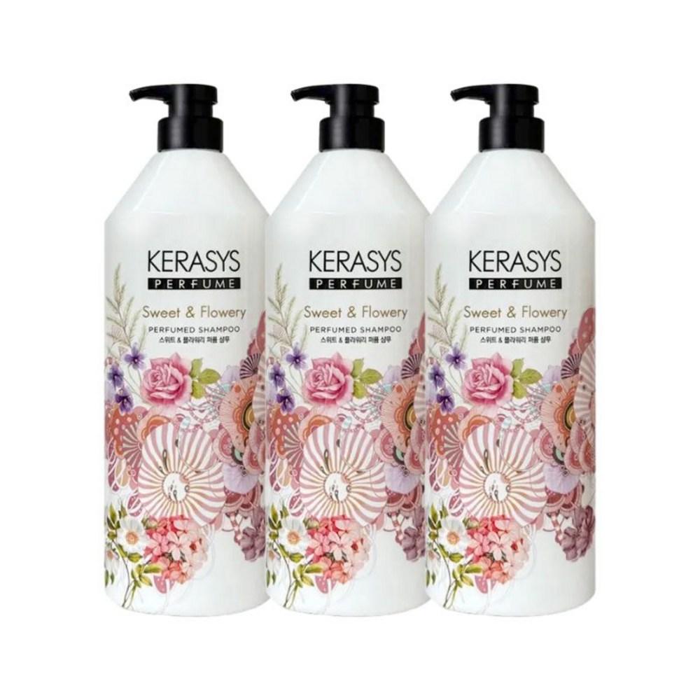 Kerasis Perfume Shampoo Sweet & Flowery 1L 3 pcs