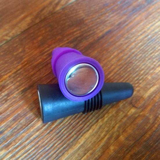 Reusable Silicone Red Wine Champagne Bottle Stopper Cone Lid Sealing Top Cover KTY