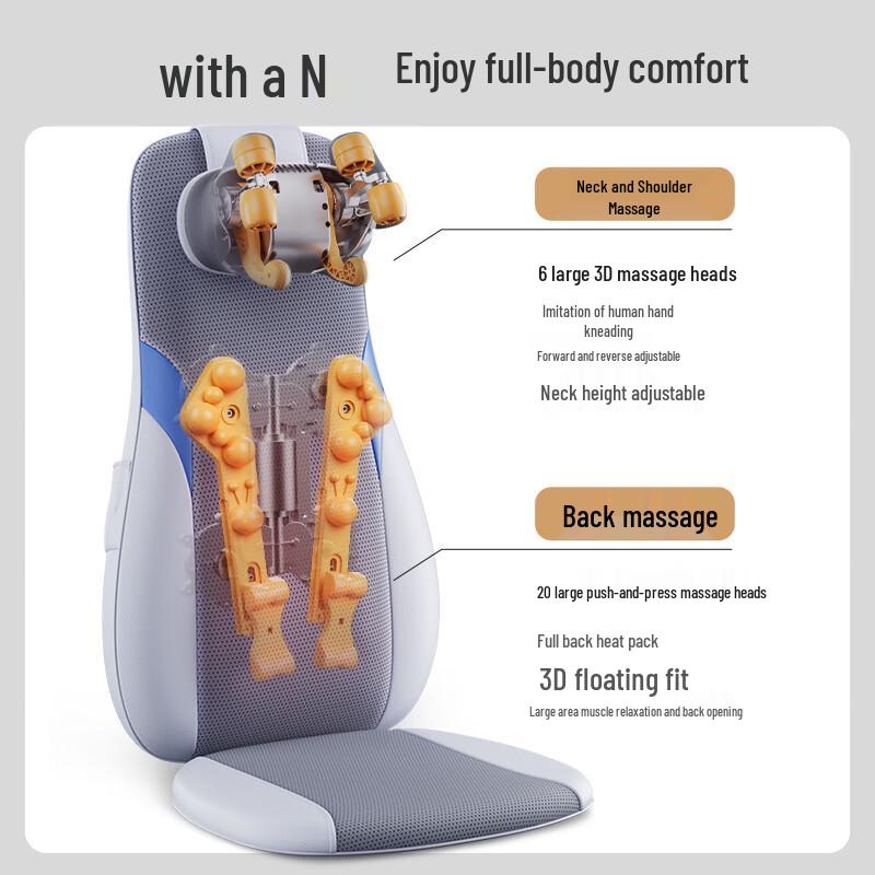 HAIER Neck and Back Kneading Massage Cushion