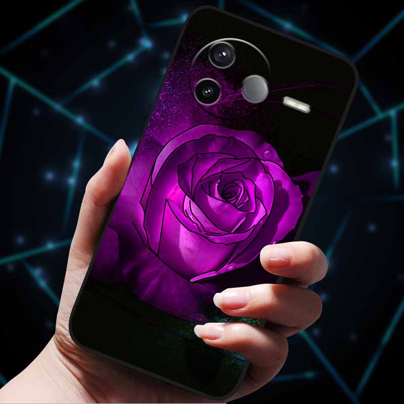 For Xiaomi POCO F7 Ultra Case Xiaomi POCO F7 Pro 3D Flowers Emboss Soft Silicone Phone Cases for POCOF7 Pro Back Cover Coque Bag