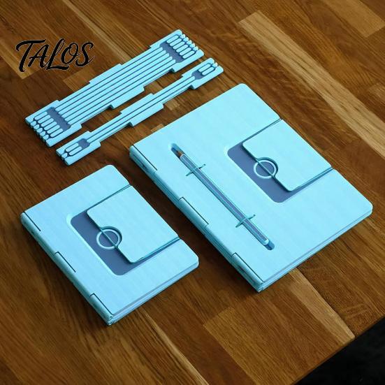 Cuaderno Expansible Infinito, Diario Reutilizable Modular DIY con Portabolígrafos, Cubierta Impresa en 3D para Oficina Escuela, Bloc de Dibujo