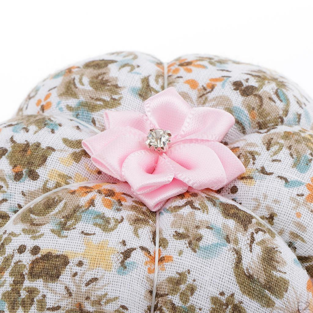 Cushion Pumpkin Pin Cushions with Sewing for Needlework - Pattern Floral