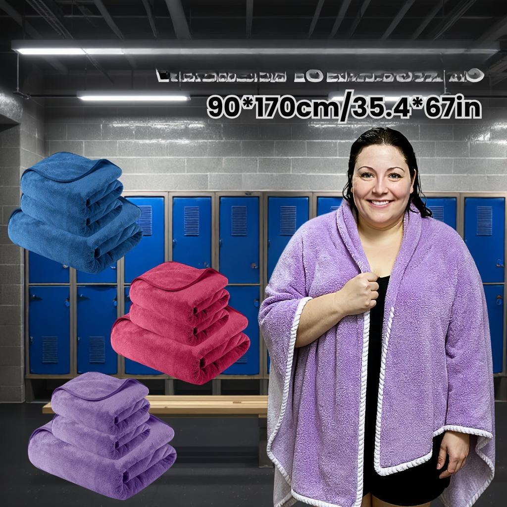 Extra Large Soft Absorbent Bath Towel 34 "x70" - Purchase 1 High Quality Flannel Towel, Multi Functional Bath Towel/Shawl -35*35cm