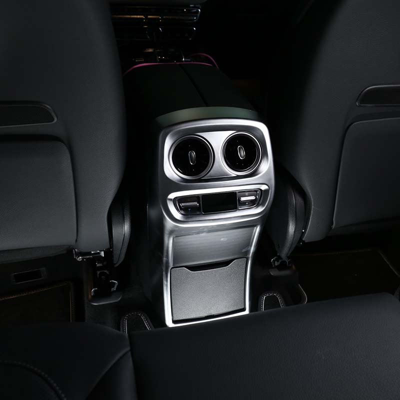 For Mercedes-Benz G-Class W464 W465 2019-2026 Carbon Fiber Rear Air Condition Outlet Vent Frame Cover Trim Car Accessories