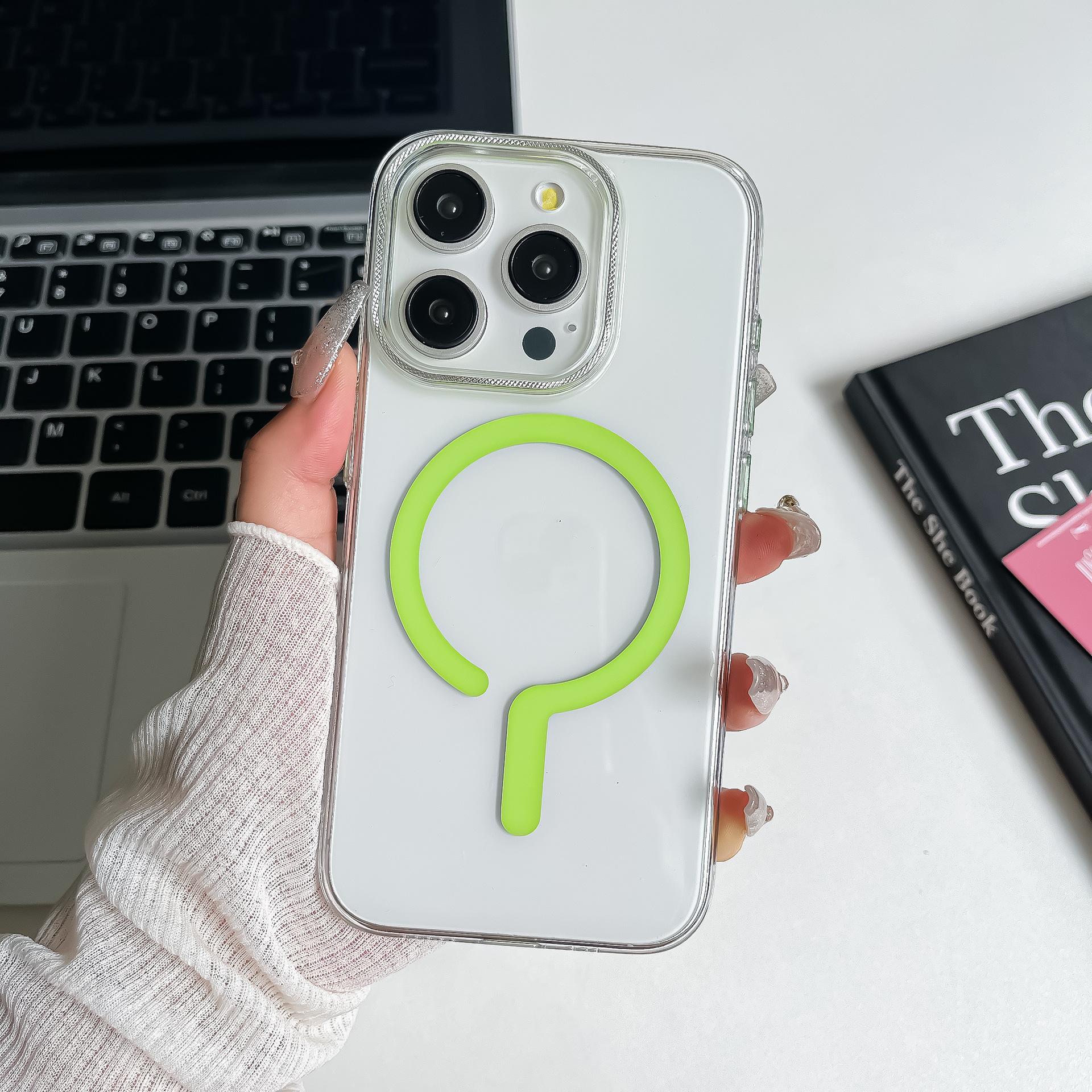 

Simple and Transparent Suitable for Apple 16promax Magnetic Phone Case IPhone 15 Disassembly Lens 14 Anti Fall Protection iPhone12promax