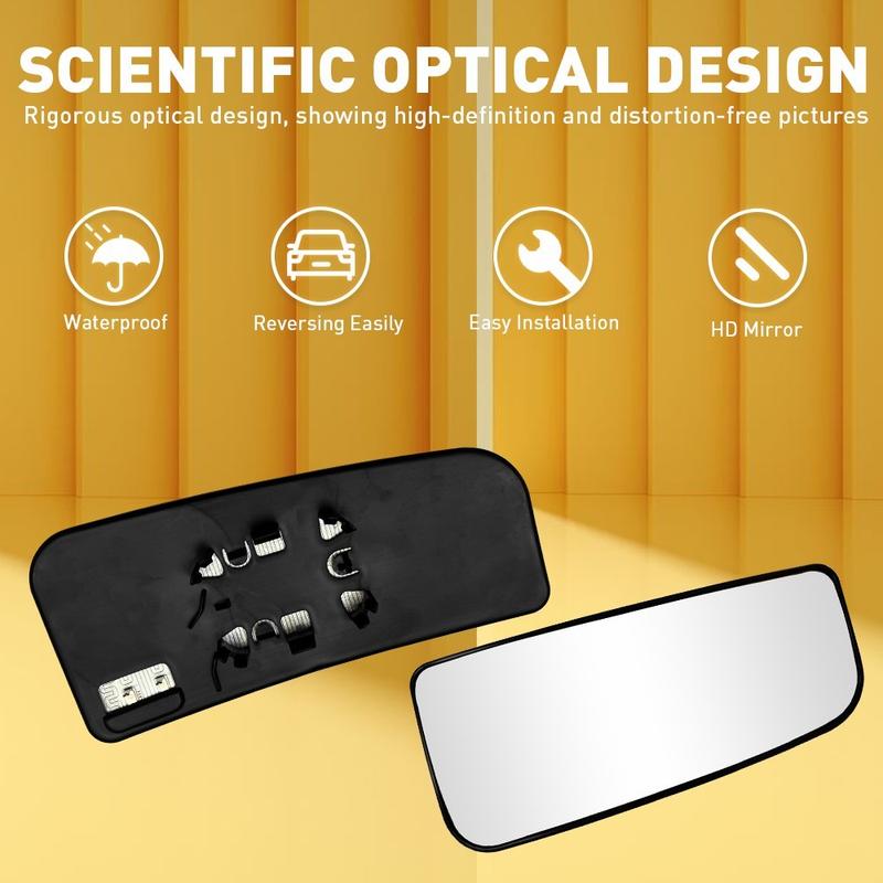 Mirror Glass Heated Lower Right Passenger Side Assembly For 2015- FORD F150