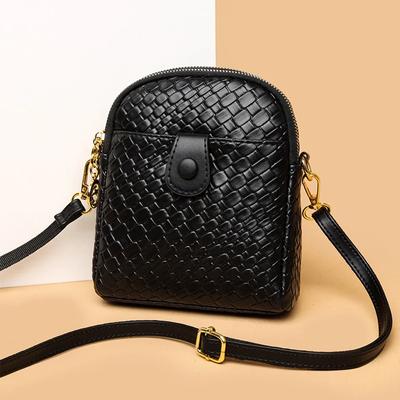 Luxuriöse Damenhandytasche kleine Umhängetasche einzelne Schulter Crossbody-Tasche weiche Lederdamenhandtasche