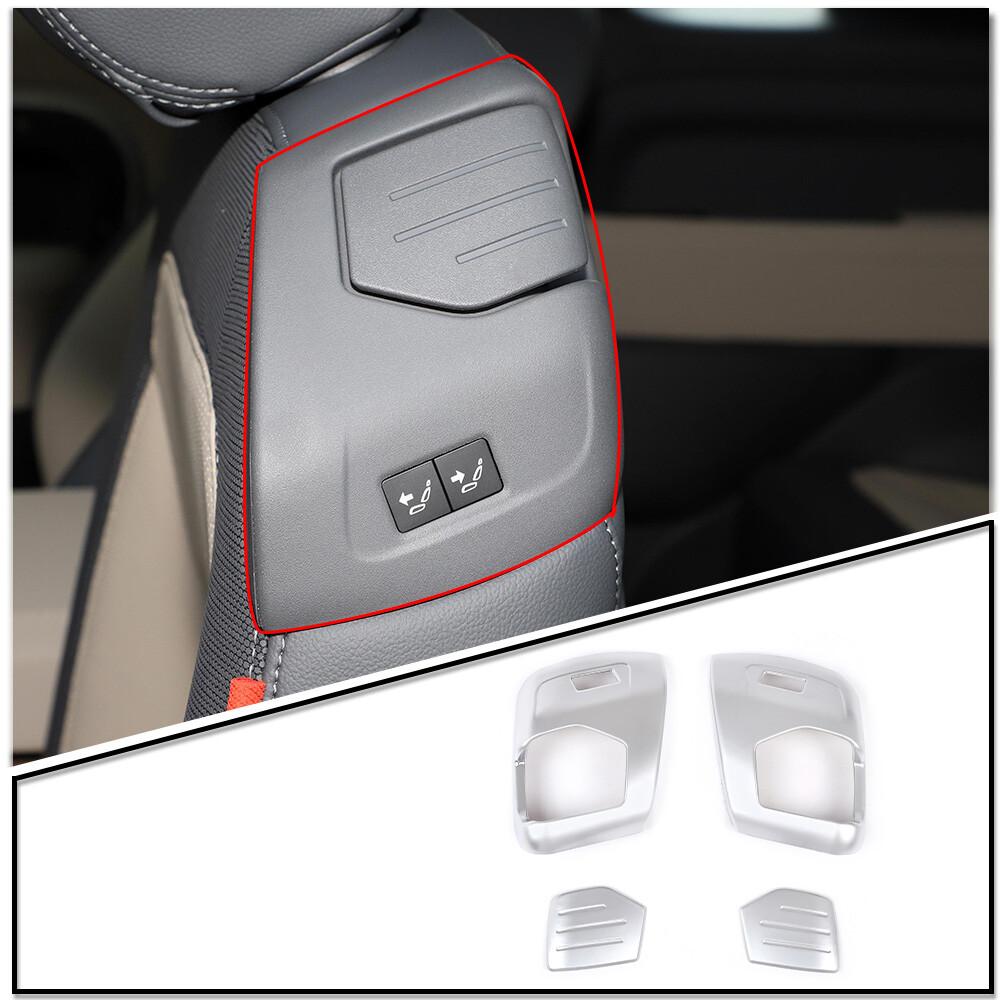 Silver Door seat Adjust Button Switch Cover Trim For Land Rover Defender 90 20+