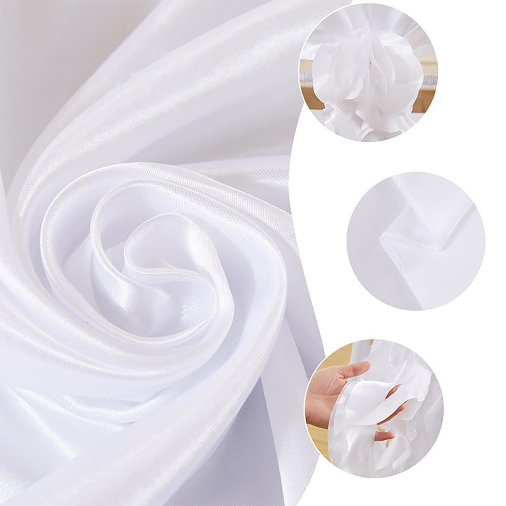 2pcs Outdoor Wedding Bamboo Chair Covers Sash Back Decoration Universal Wicker Chair Back Decor European Style Party