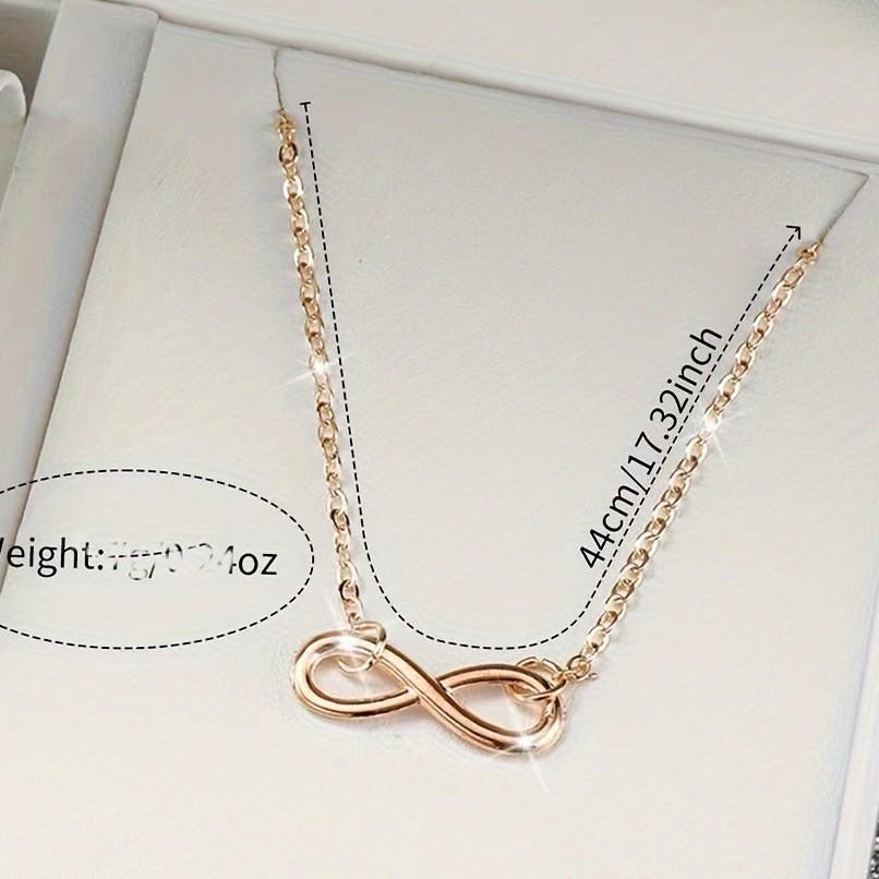European and American simple jewelry lucky number 8 infinite love bracelet women's classic popular jewelry