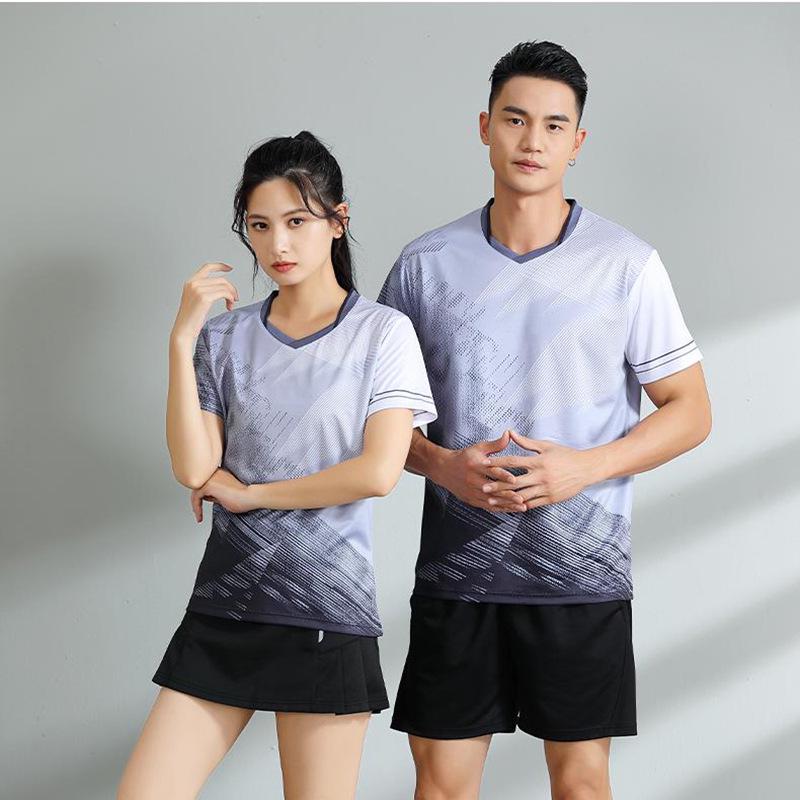 Quick-Dry Sports Jersey Set for Men & Women - Ping Pong, Badminton, Volleyball, Tennis