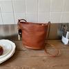 Fashion woven bucket bag New summer bag Casual shoulder tote bag Premium messenger women's bag