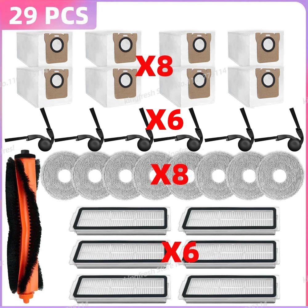 Kompatibel für ( Xiaomi Mijia 5C / OV42CN ) Staubsaugerteile Hauptbürste Seitenbürste Filter Mopptuch Staubbeutel Zubehör