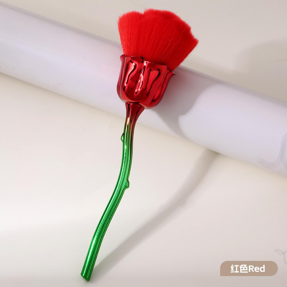 Nail Art Rose Brush Nail Art Dust Brush Soft Bristle Brush Various Colors Optional Nail Art Tool Cleaning Brush