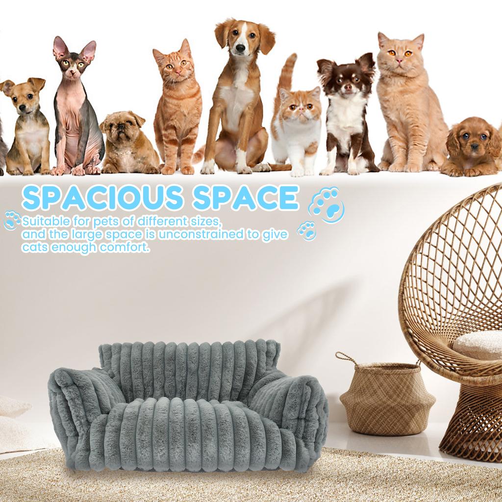 Bed Cats Sofa Winter Warm Cat Nest Pet Bed for Small Dogs and Cats and Small Animals House Comfortable Pet Sofa Cat Accessories
