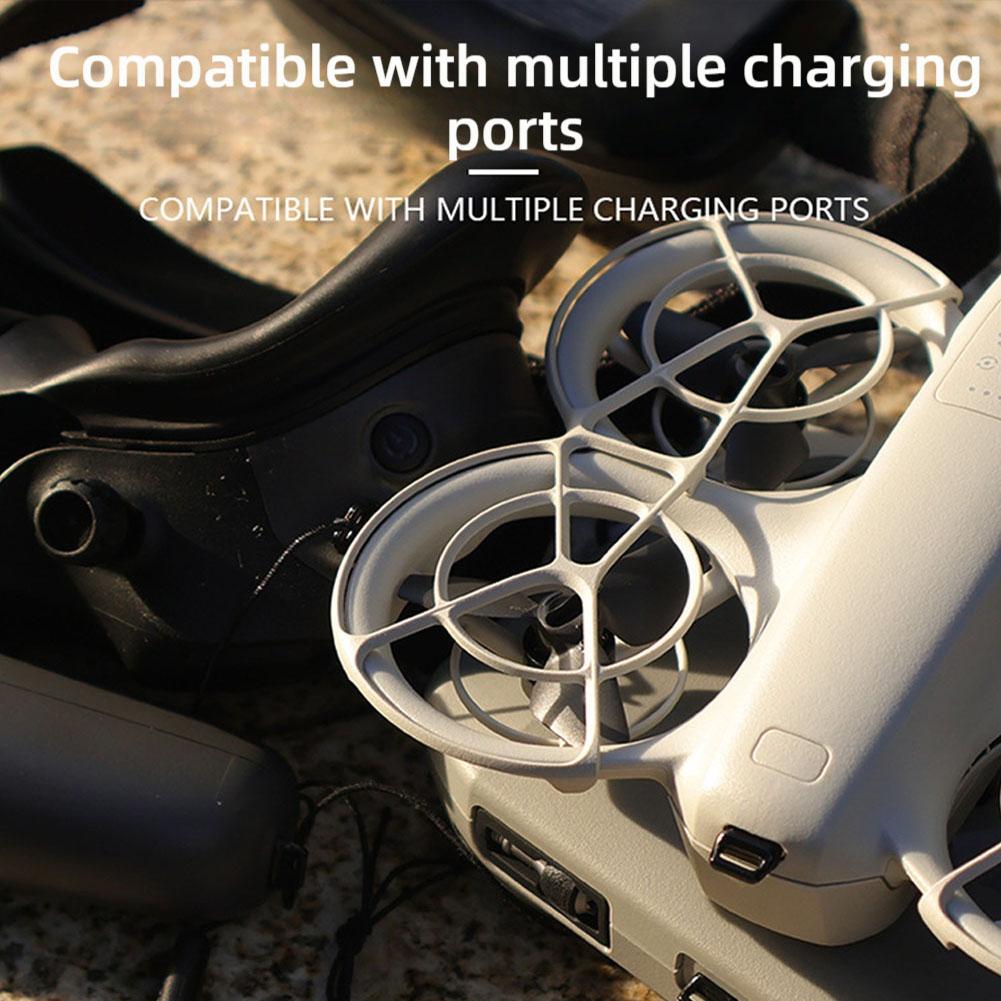 For DJI Neo Battery Port Dust Plug With Lanyard Handheld Drone Silicone Charging Port Dust And Moisture Protection Cover Accesso