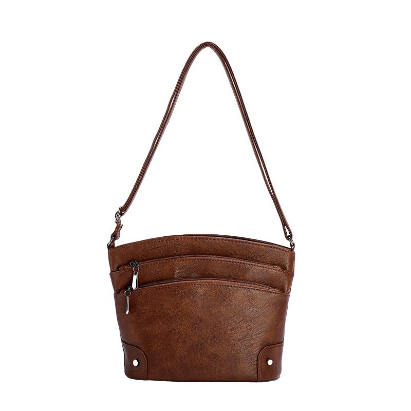 2025 Новая многослойная сумка-ведро, сумка через плечо, ретро сумка на плечо, модная универсальная многофункциональная сумка через плечо