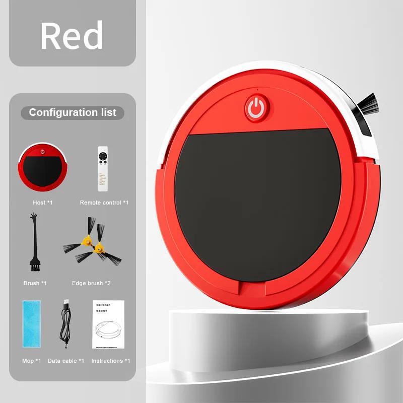 

XIMEIJIE electric sweeper multi-mode cleaning household cleaning intelligent suction and towing robot remote control XM32 gift червоний