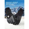 Ski Gloves for Men and Women, Windproof and Splash Proof In Autumn and Winter, Outdoor Motorcycle Riding, Plush and Thick Warm Gloves