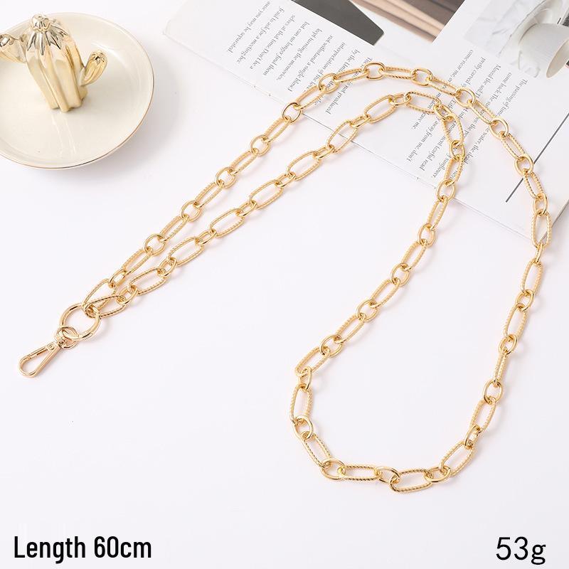 Metalowy łańcuszek do telefonu crossbody odporny na upadki z klipsem i smyczą 125 cm