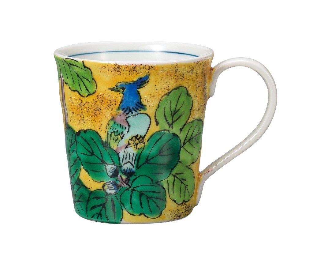 

Marsan Miyamoto Kutani ware mug Yoshidaya style AP4-0856
