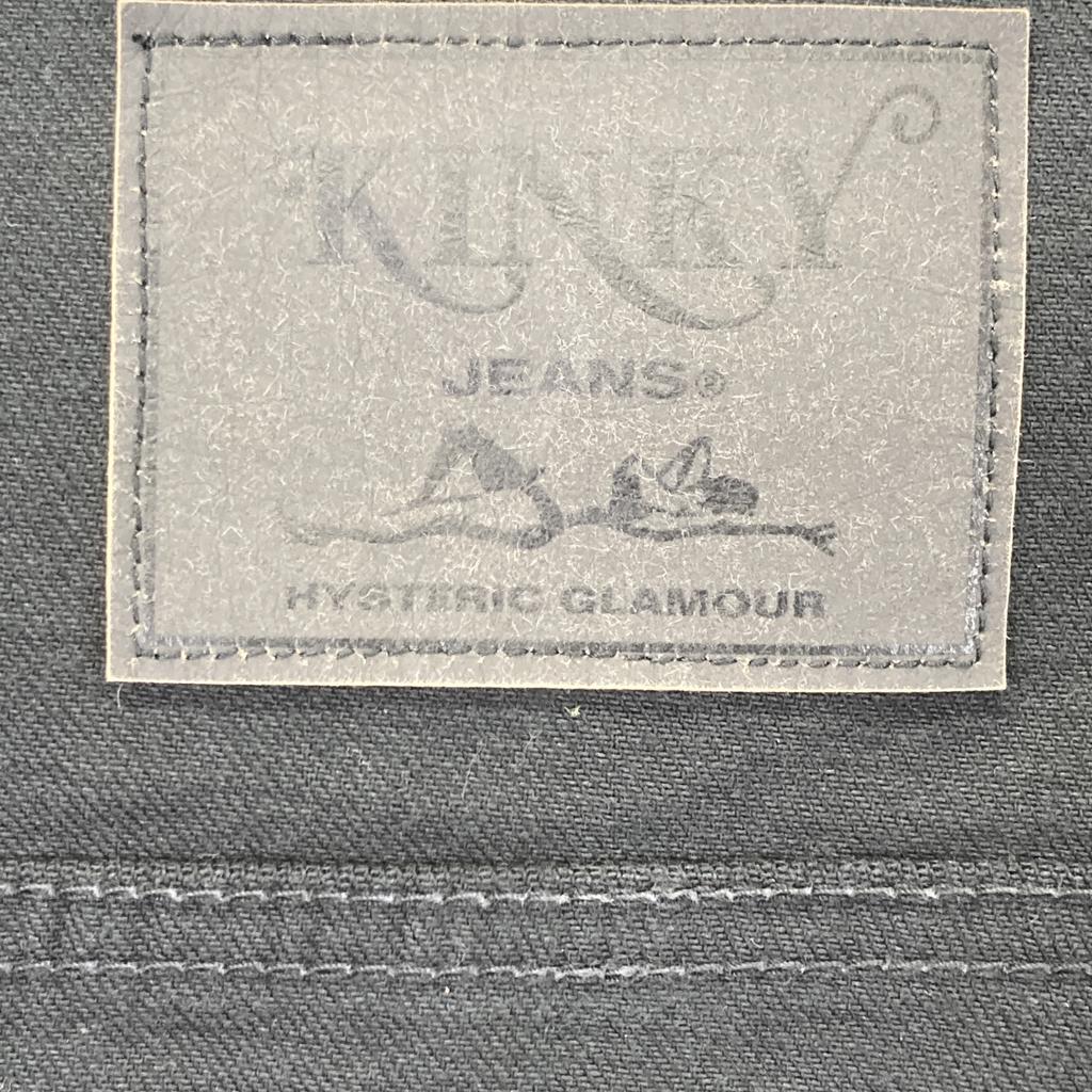 HYSTERIC GLAMOUR [22AW] KINKY JEANS 02223AB16 3rd Denim Jacket XL blackUsed