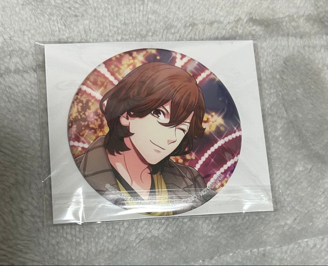 [USED] UtaPri BIG Can Badge Allstar Animate Bonus Reiji