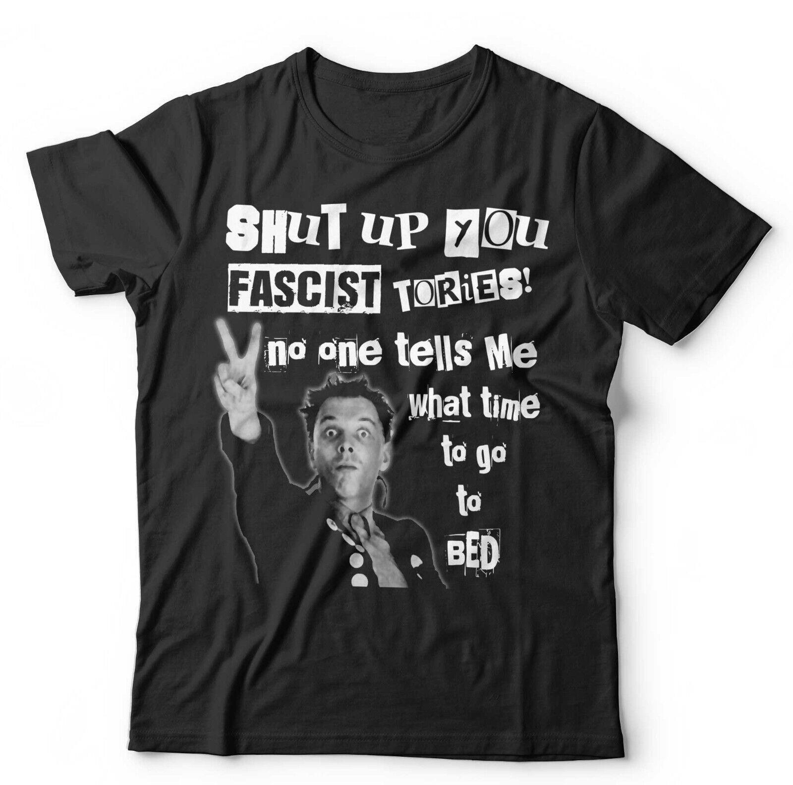 The Young Ones Tshirt Shut Up You Fascist Tories Unisex & Kids Rik Mayall S разноцветный
