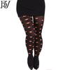 Halloween & Christmas Cartoon Print Stockings - Festive Pantyhose for Holiday Parties & Costume Props