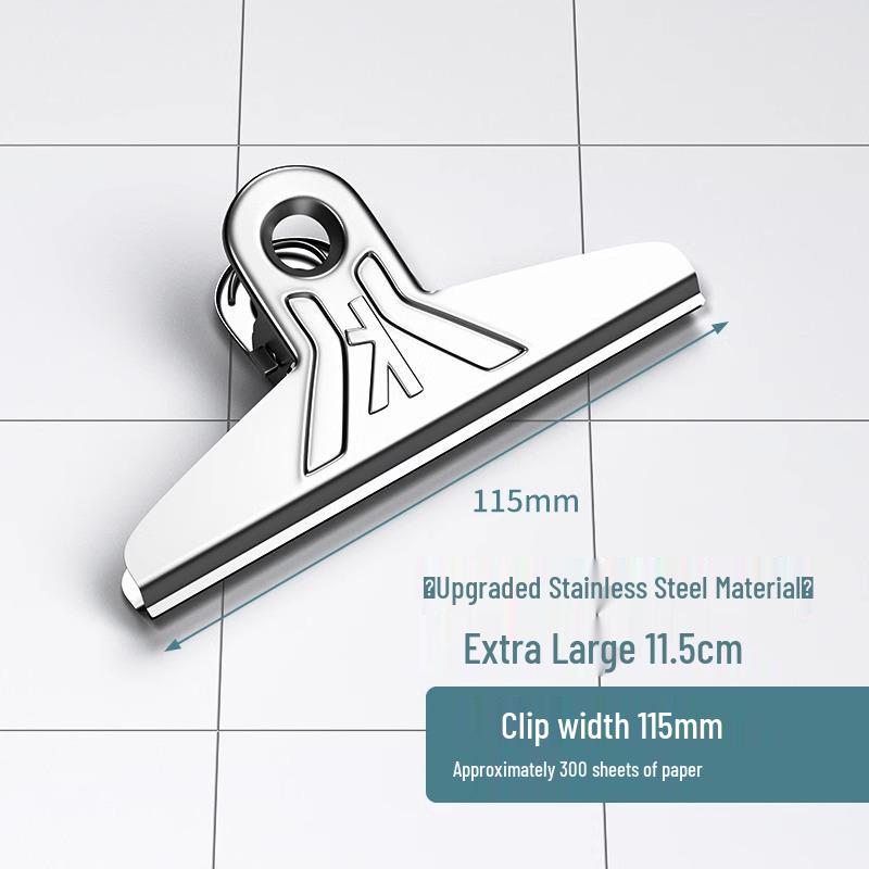 

Очень большой зажим для счетов из нержавеющей стали для офиса и дома