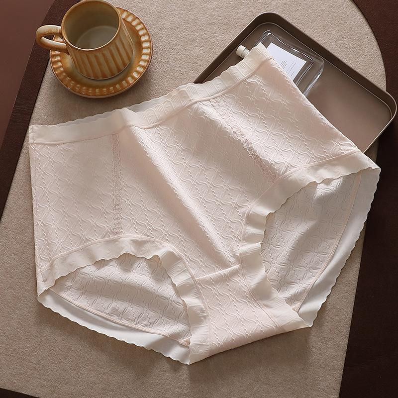 High Waist Plus Size Slips Hüftbedeckend Ohne Schritt Reiner Baumwolle Dreieck Damen Slips