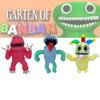 Banban Garden Plush Toys Trash Can And Clown Figures