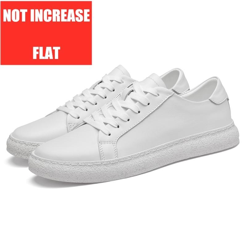 

Туфли-лифты из натуральной кожи для мужчин, плоские/4 см, дышащая обувь, легкие кроссовки, обувь для ходьбы, высокое качество, мягкая, модная 38