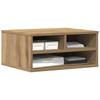 Desktop-Druckerregal, 2 Ebenen, offenes Aufbewahrungssystem, Regal für Kosmetik, Schreibwaren und Sonstiges, multifunktionales Desktop-Aufbewahrungsregal, 49x40x22,5 cm