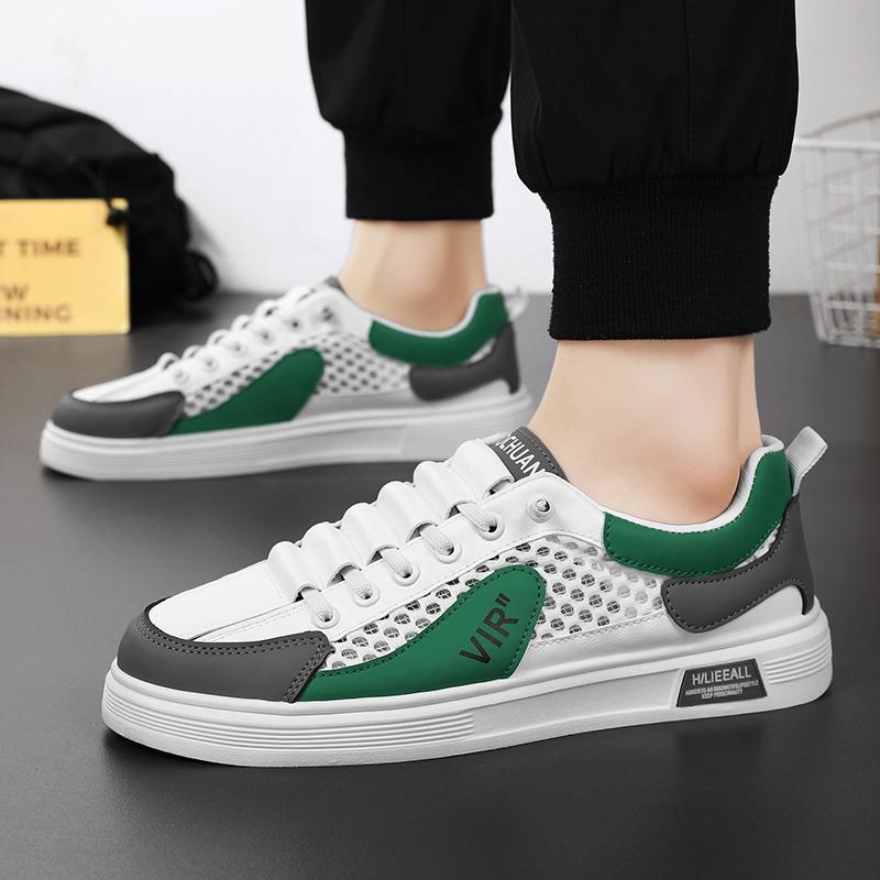 Popular Summer Breathable Mesh Trendy Shoes Casual Board Shoes Men