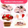 Strawberry Decor Vintage Truck Decor Tiered Tray Decor Strawberry Kitchen Centerpieces for Table Strawberry Shortcake Decoration