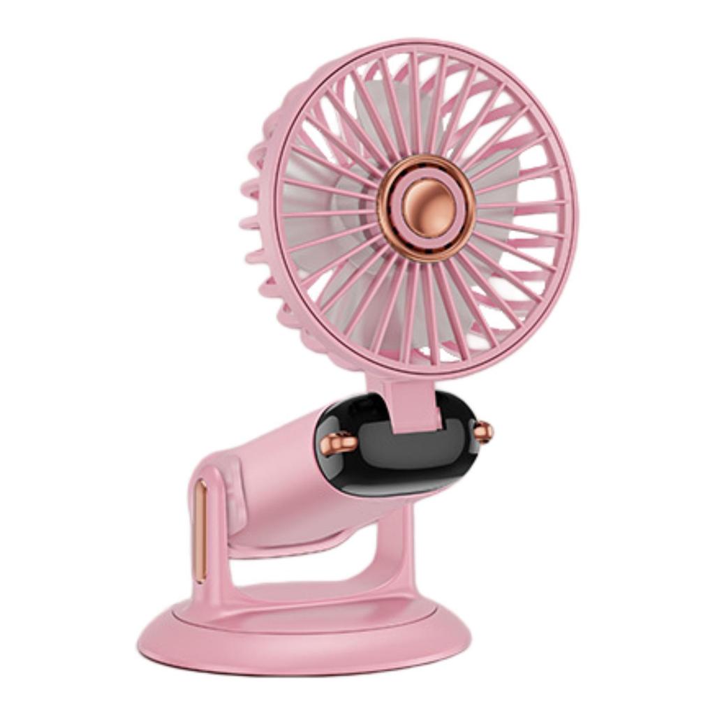Desk Fan Powerful Digital Display Air Circulators Fan Desktop Cooling Fan Handheld Fan Quiet for Office Bedroom Home Outdoor Car