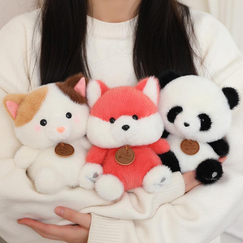 Bai Fen Bai Dolls And Toys Girls Fragrant Small Doll Capybara Ornament Cute Plush Toy Table Accompany Play Healing Doll