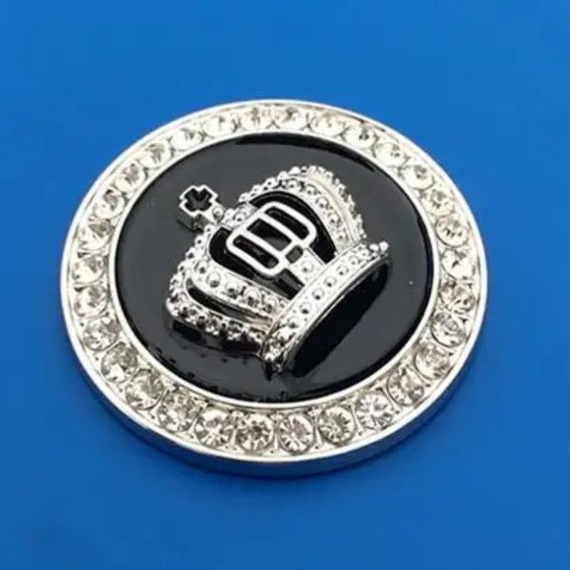 3D Crown Diamond Car Crown Gold Royal Sticker Emblem Badge Car Stickers Imperial Crown