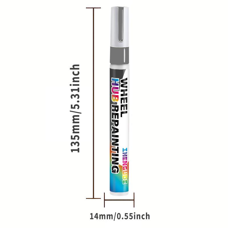 

Car Wheel Scratch Repair Pen - Silver Rim and Body Paint Touch-Up, Quick Solution for Any Car Model, Vehicle Paint Repair, Easy to Use, Pre серебряный