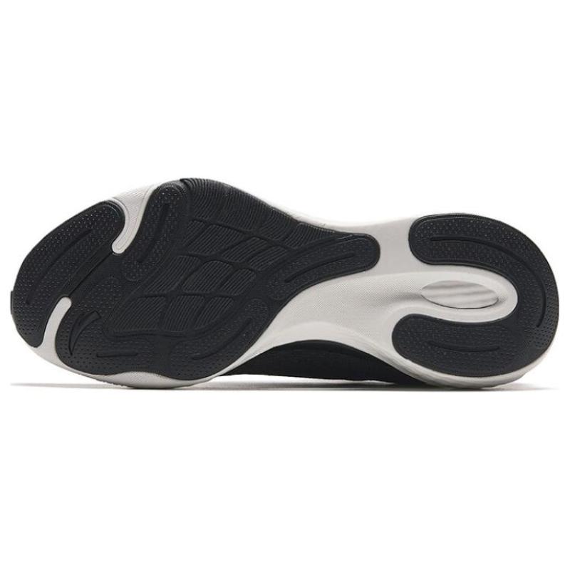 Anta Slip-Resistant Low-Top Running Shoes Men's Black White Sneakers 112335556-6