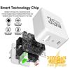 2 Ports Mini 35W GaN USB Type C Charger QC3.0 Portable Fast Charging For iPhone 14 Pro Xiaomi 13 Samsung EU/US