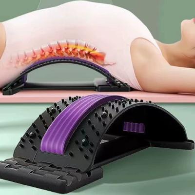 Back Stretcher Lower Back Pain Relief Device 3 Level Back Cracker Back Massager Lumbar Support Spine Board for Herniated Disc
