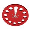 1 4 7 Inch Takeup Reel Universal 11 Holes Wind Resistance Holes Empty Tape Reel for Recording Red