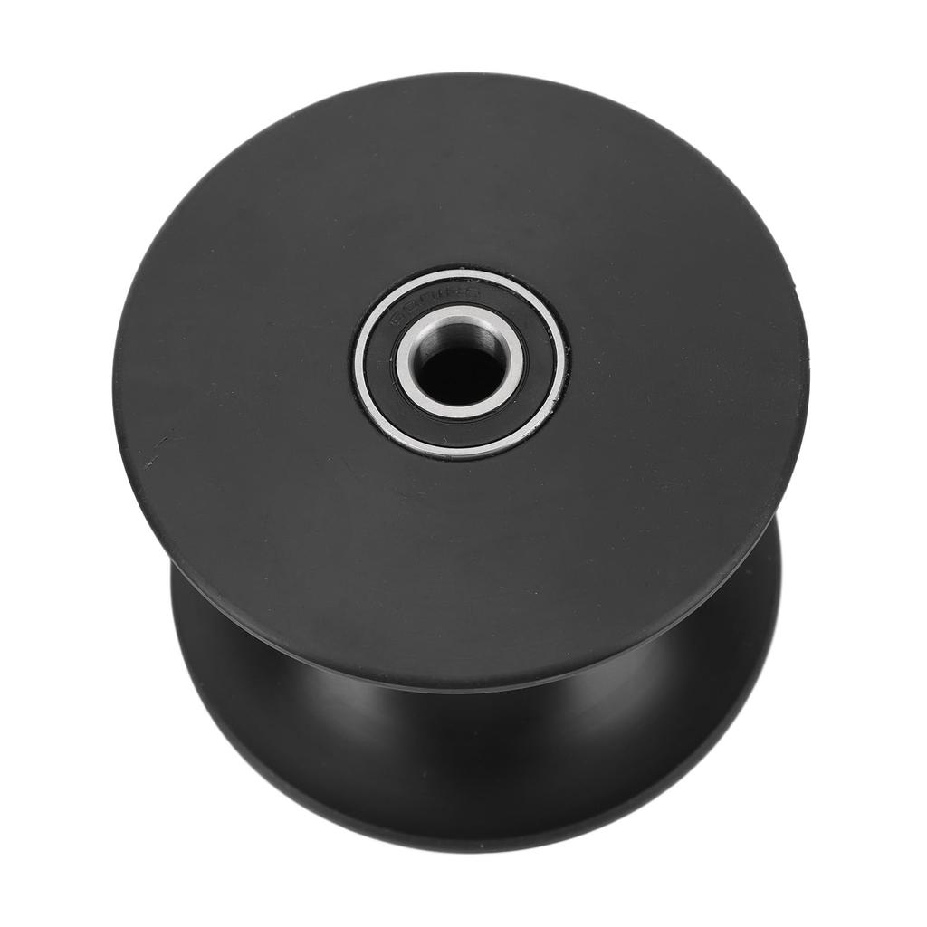 Xuuyuu Boat Trailer Roller 90X64mm Plastic Metal Boat Yacht Trailer Black