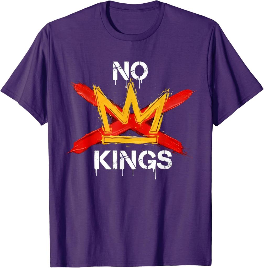 No King Retro Vintage Freedom Democracy Message Unisex T-Shirt