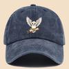 Cartoon Owl Illustration Printed Baseball Cap Fashionable Personalized Versatile Outdoor Fishing Hat