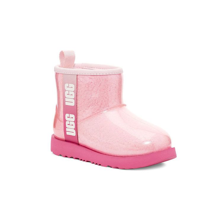 UGG Classic Clear Mini Ii Kids Snow Boots Pink 1121007K-PCMB