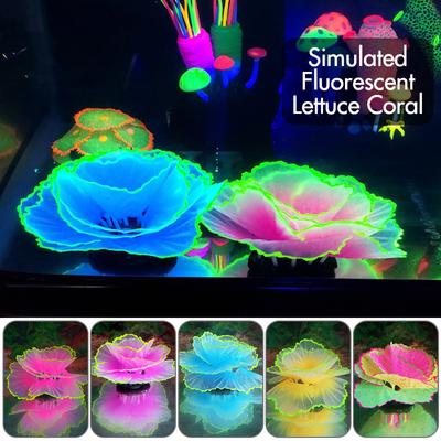 Artificial Coral Luminous Aquarium Landscape Fish Tank Aquatic Plant Ornament  Home Fish Tank Aquarium Accessories